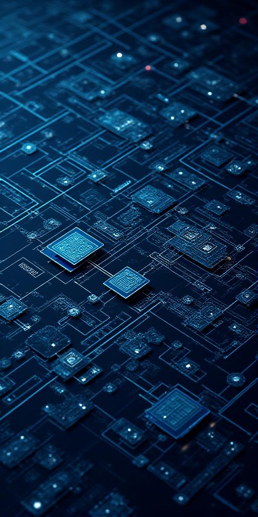 Detailed blueprint schematic illustrating the architecture and data flows of a complex web project, symbolizing meticulous planning.